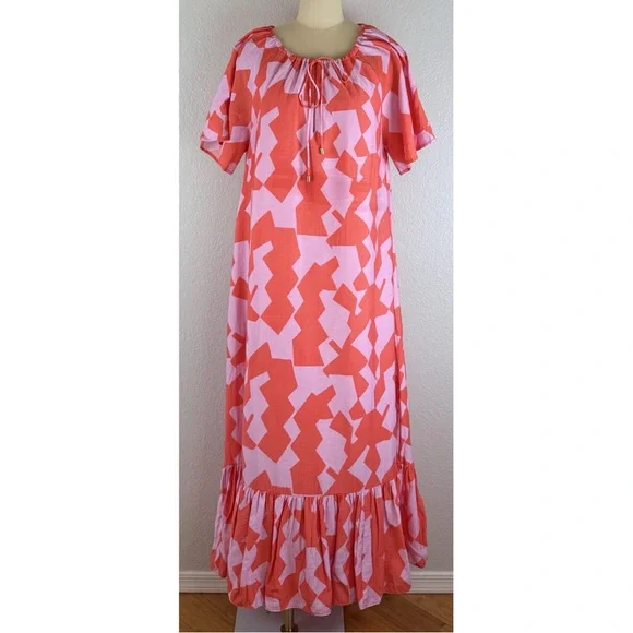 Ivy City Co Haven Maxi Dress In Geometric Print, size Medium - Picture 9 of 14